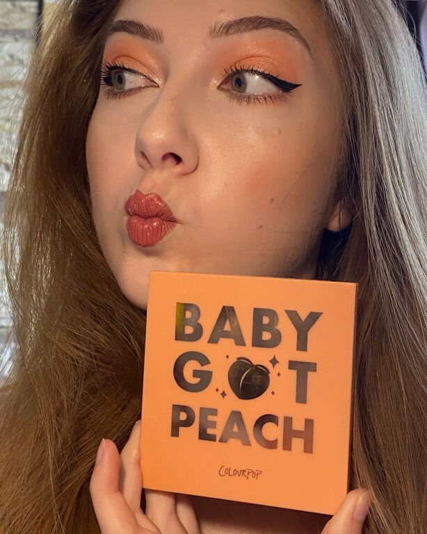 Другий мейк палеткою Colourpop Baby got peach 🍑