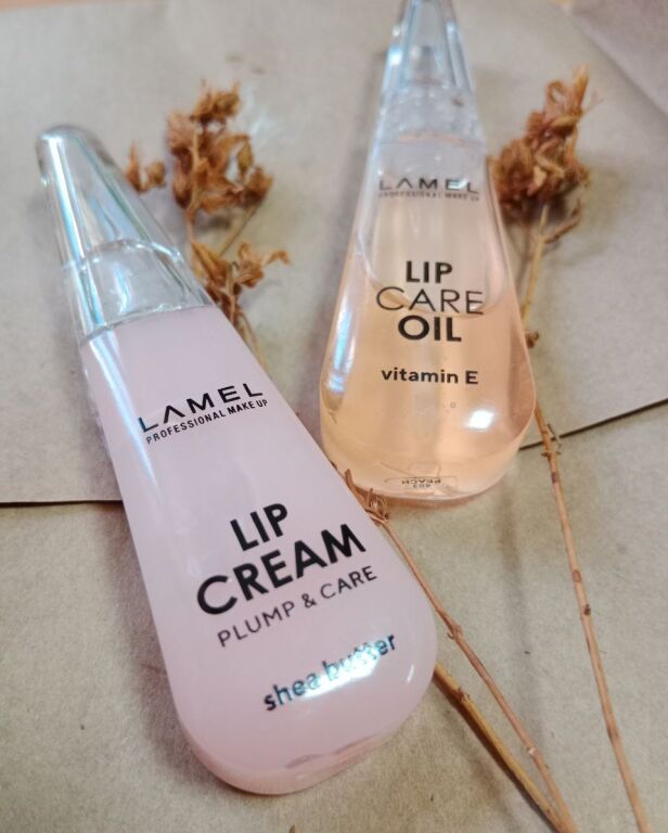 LAMEL Make Up: олійка і крем для губ