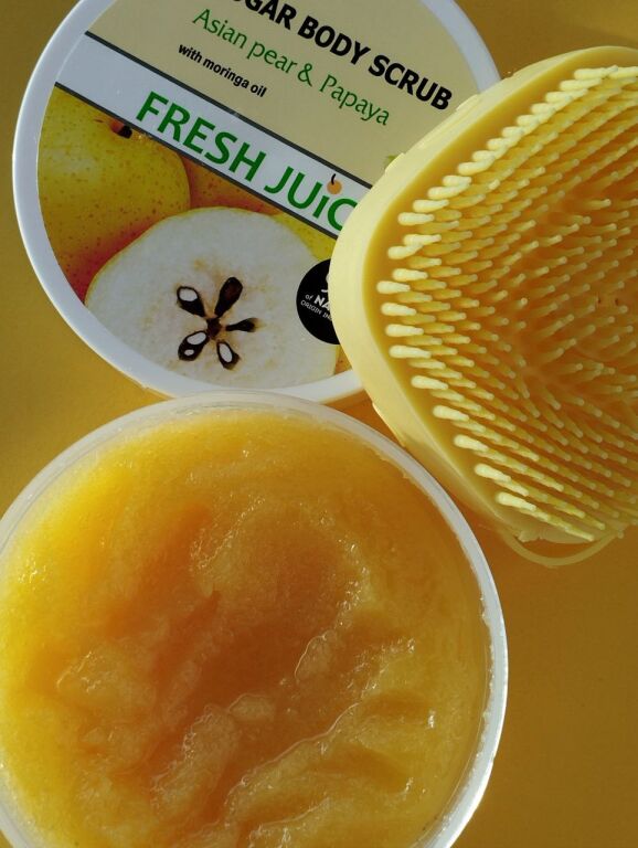 Скраб для тіла Fresh Juice Asian Pear & Papaya: справжня насолода для вашої шкіри!
