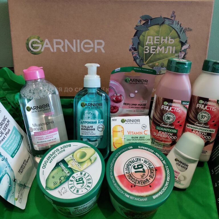 Чудовий бокс з продуктами Garnier #свідомакраса