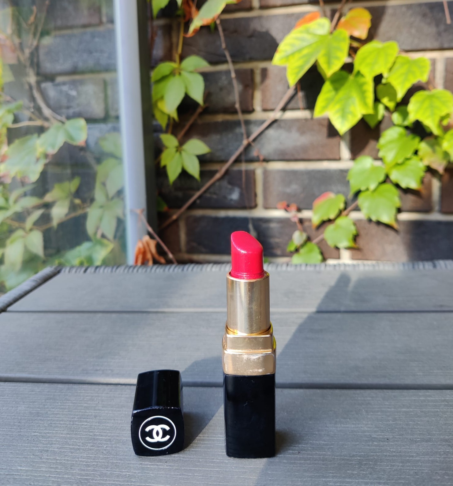 Простий Мейк-ап (майже) одним засобом - з ідеальною червоною Chanel Rouge Coco 442 Dimitri