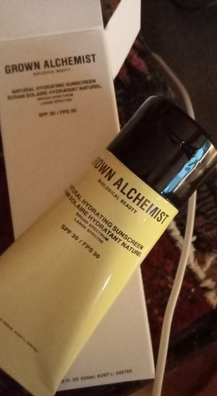 Grown Alchemist Natural Hydrating Mineral Sunscreen SPF30 - сильно жирно