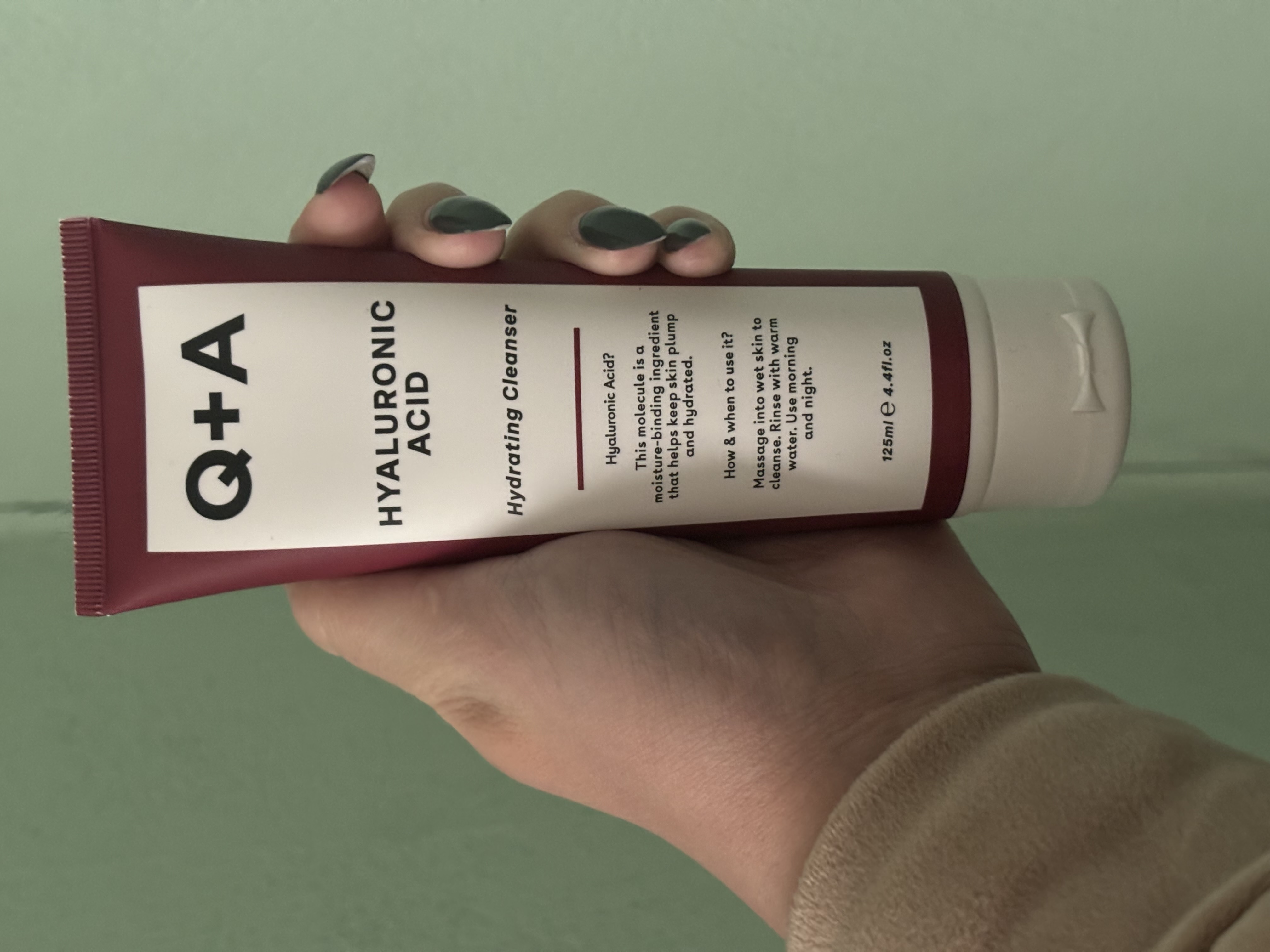 Гель для вмивання з гіалуроновою кислотою Q+A Hyaluronic Acid Cleansing Gel, 125 мл