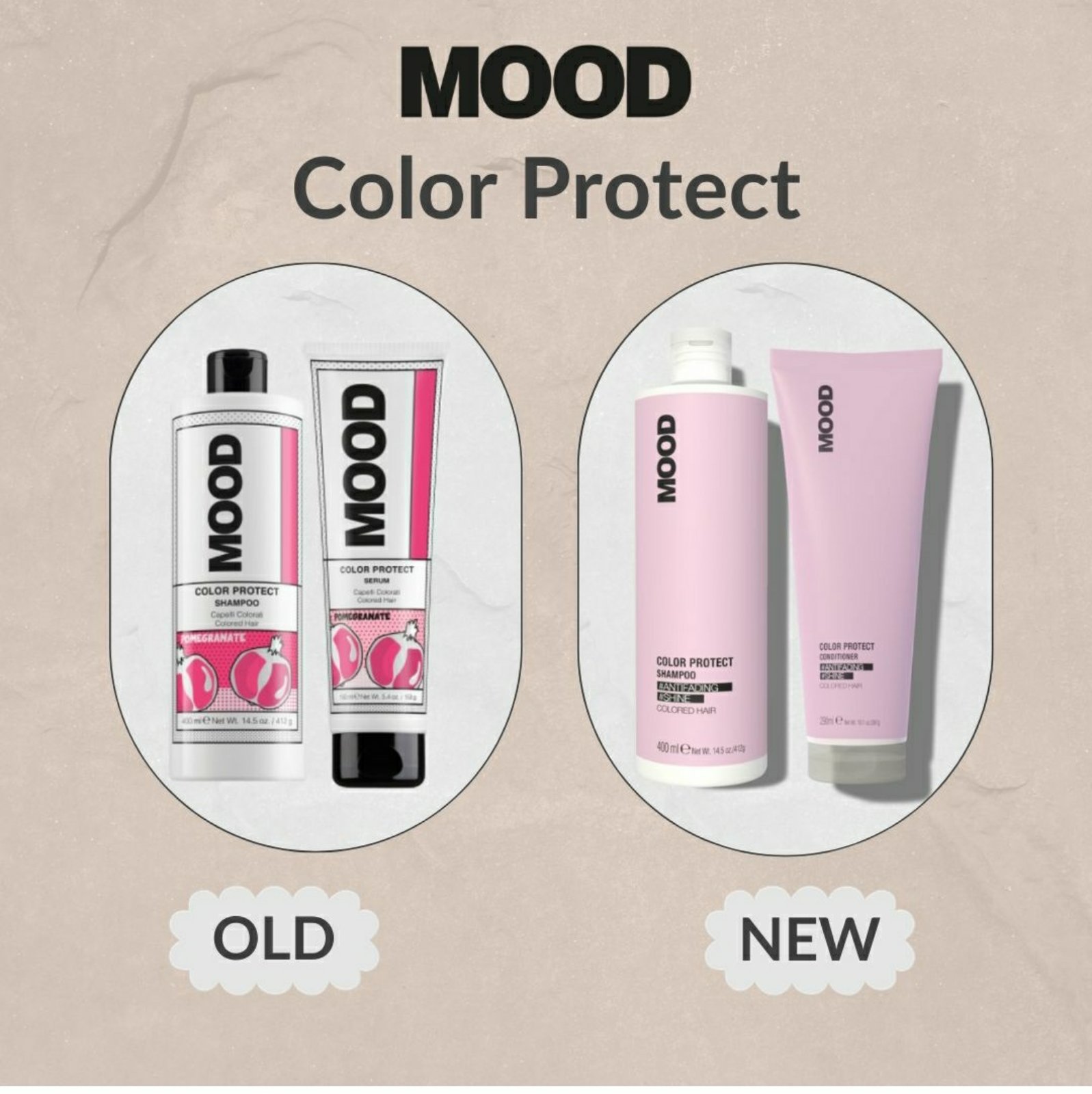 Шампунь та кондиціонер для фарбованого волосся від бренду MOOD