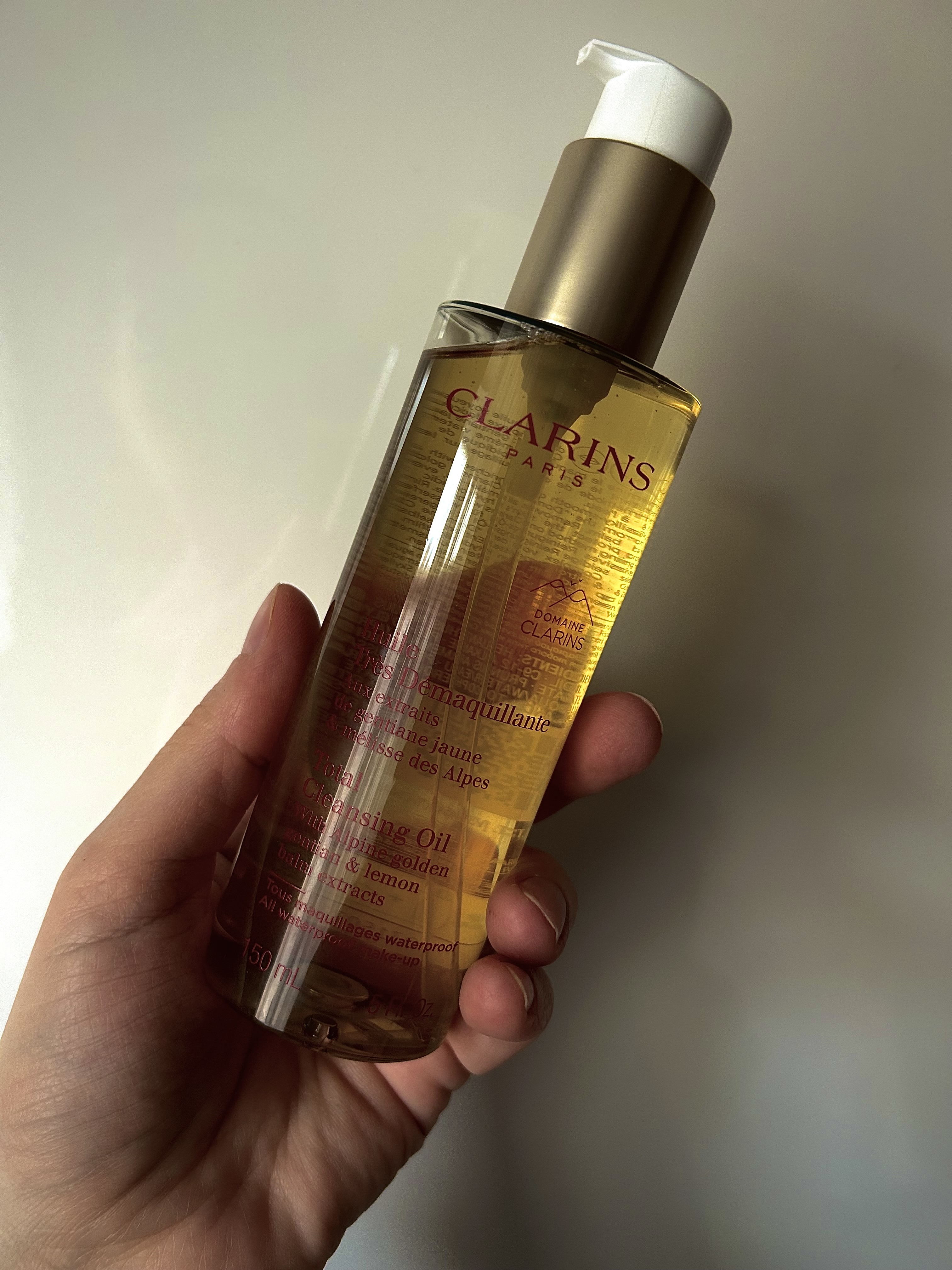 Clarins total cleansing oil…