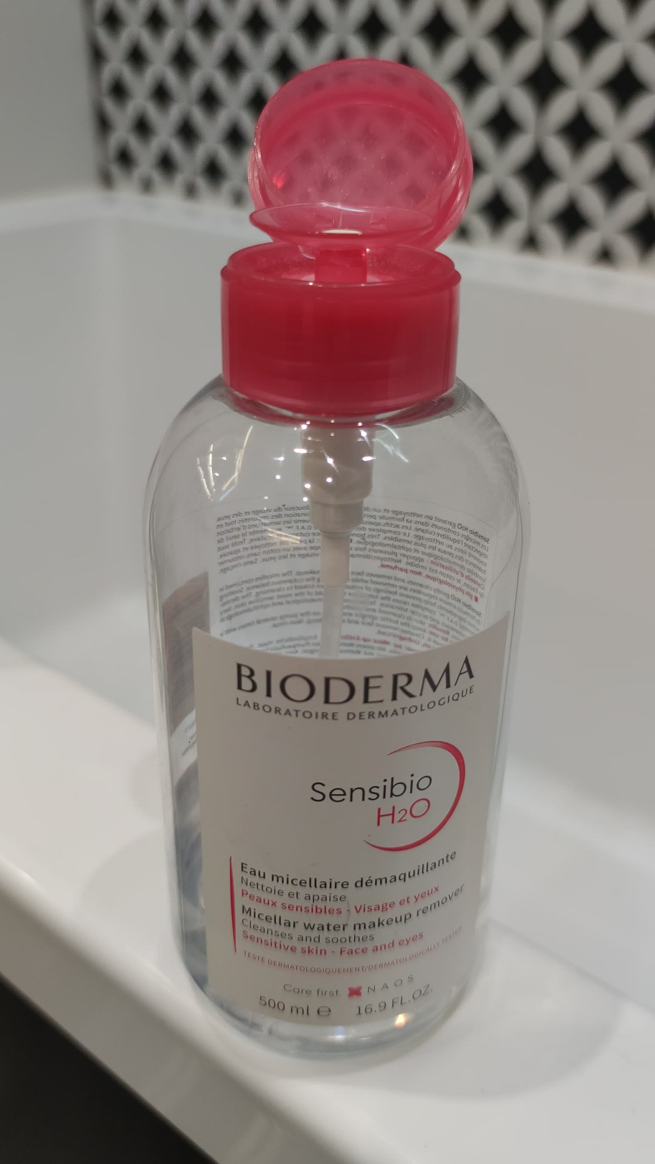 ХІТ на makeup!!! Улюблена міцелярна вода Bioderma Sensibio H2O Micellaire Solution