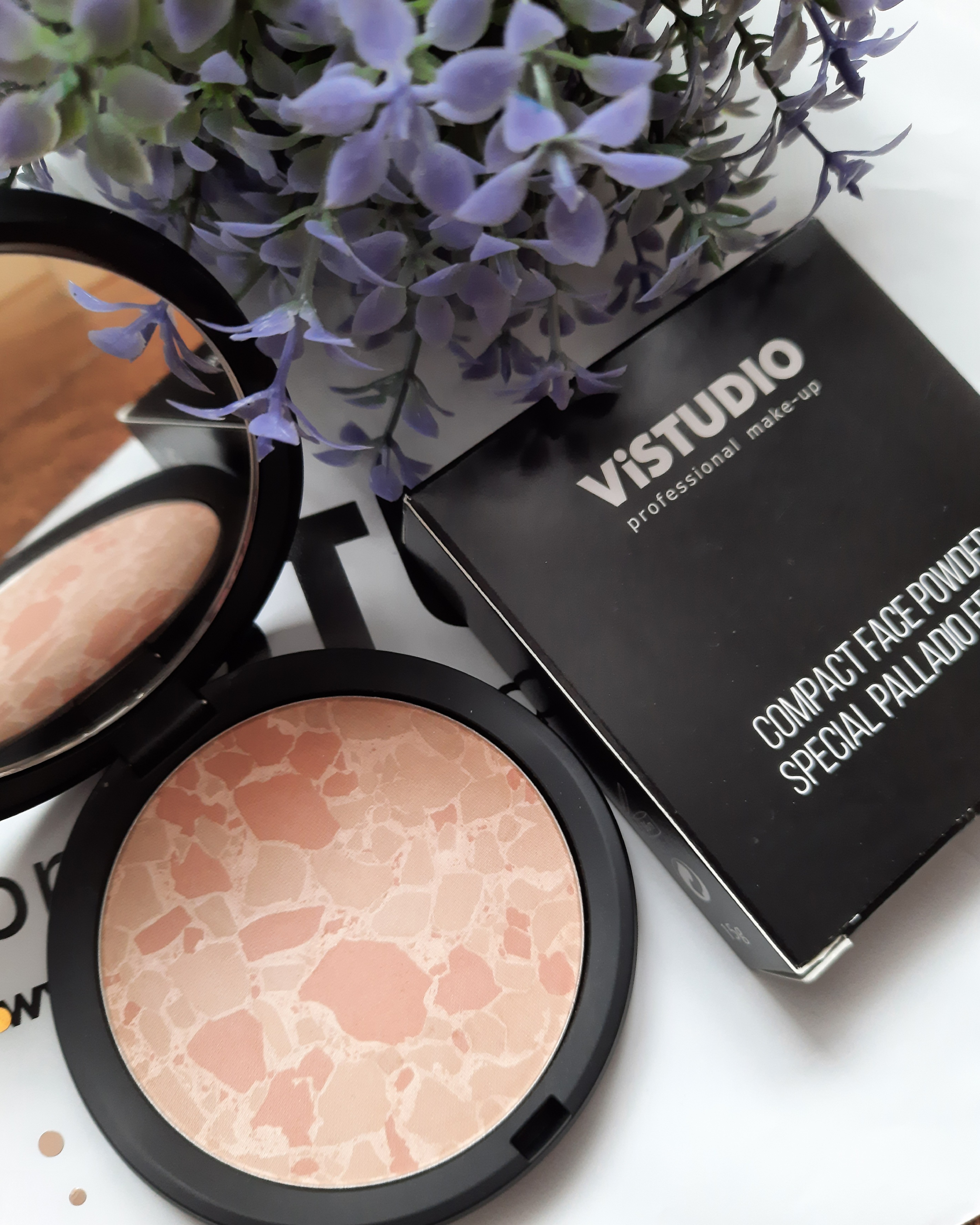 Пудра компактна «Паладіо» ViSTUDIO Compact face powder Palladio effect