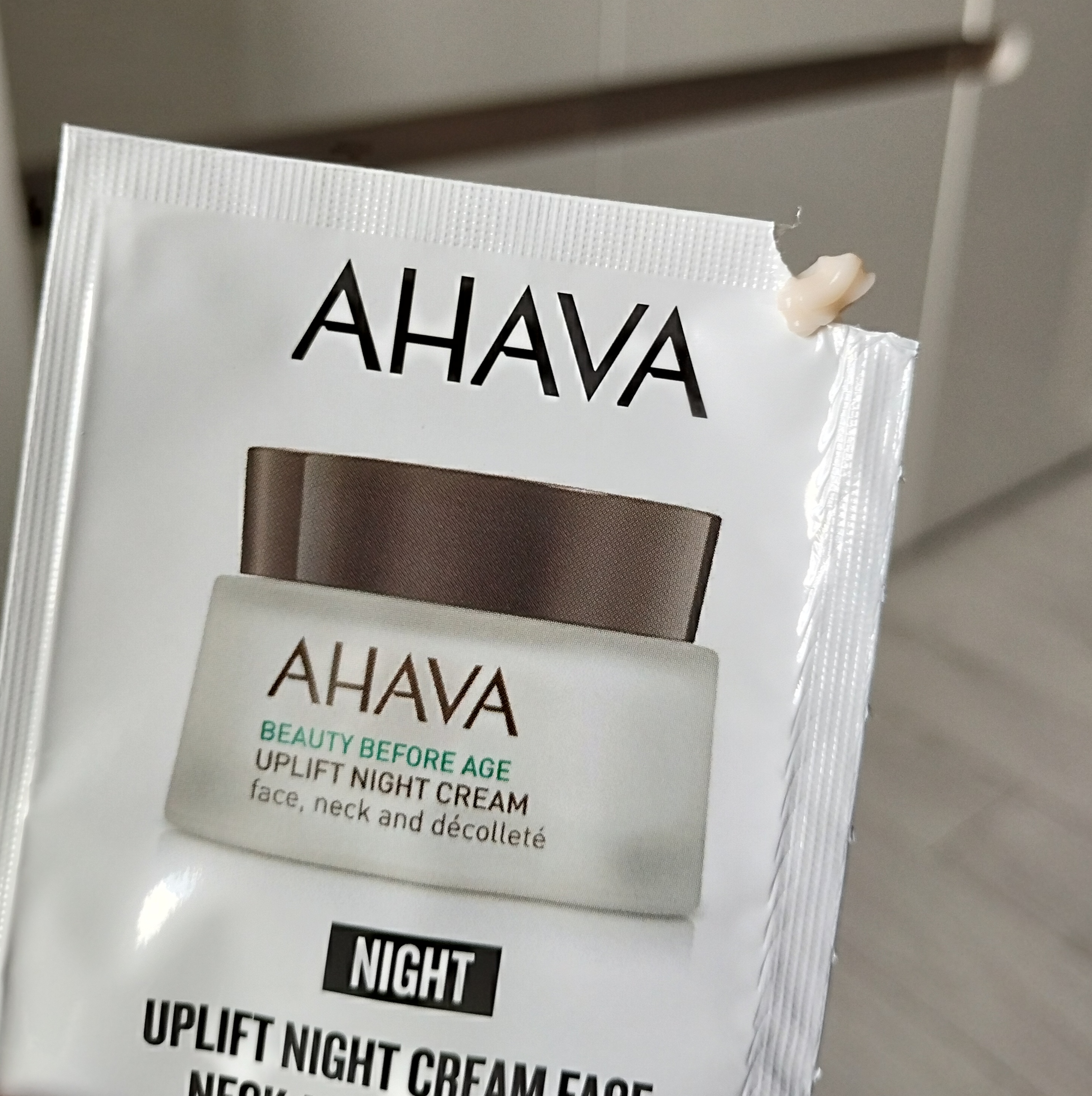 Ahava Beauty Before Age Uplifting Night Cream For Face, Neck & Decollete