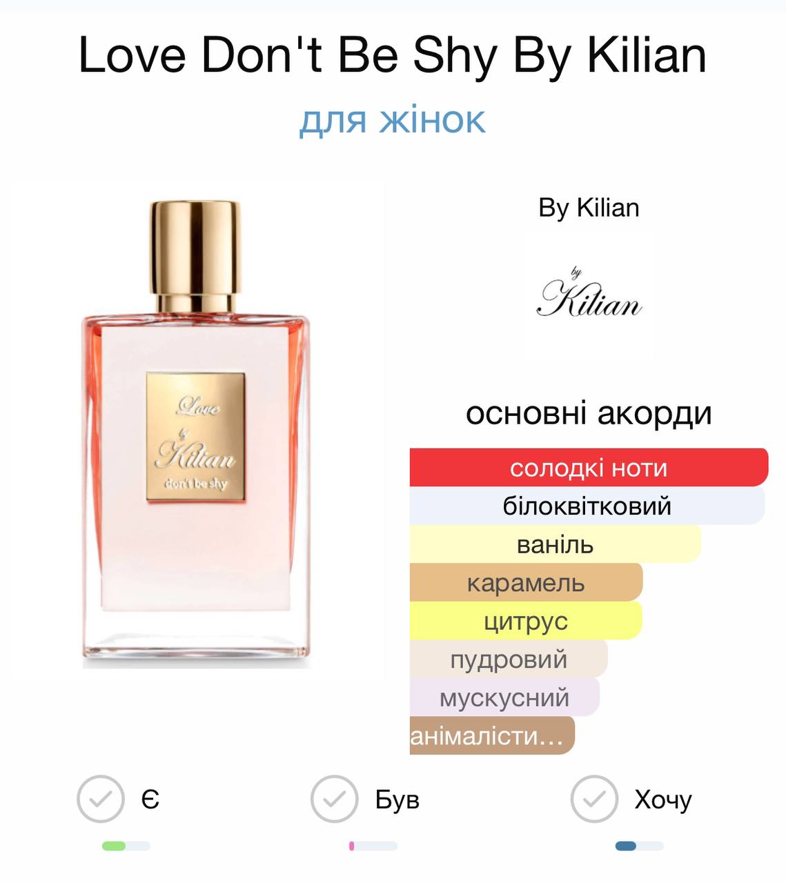 Kilian Paris Love Don`t Be Shy