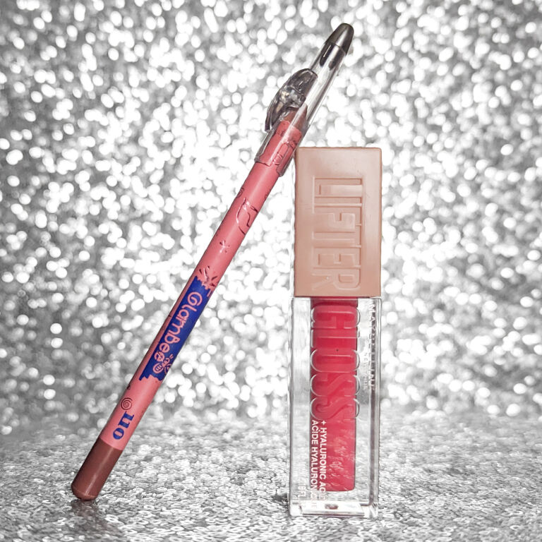 Блиск Maybelline Lifter Gloss у поєднанні з GlamBee 110