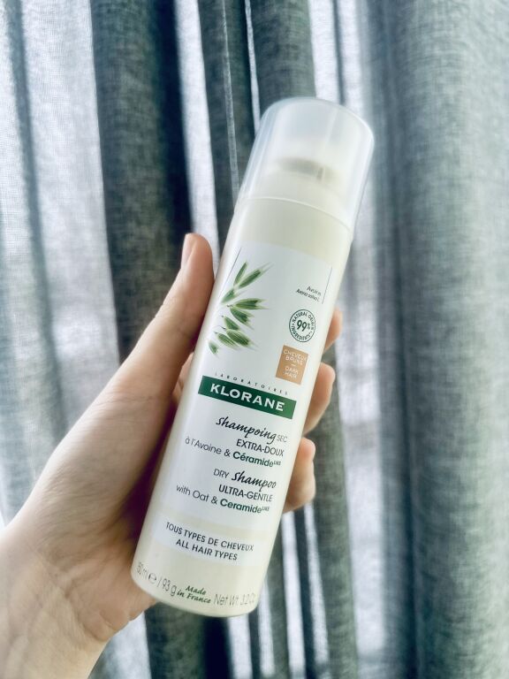 Сухий шампунь для темного волосся Klorane Dry Shampoo Ultra-Gentle With Oat&Ceramide