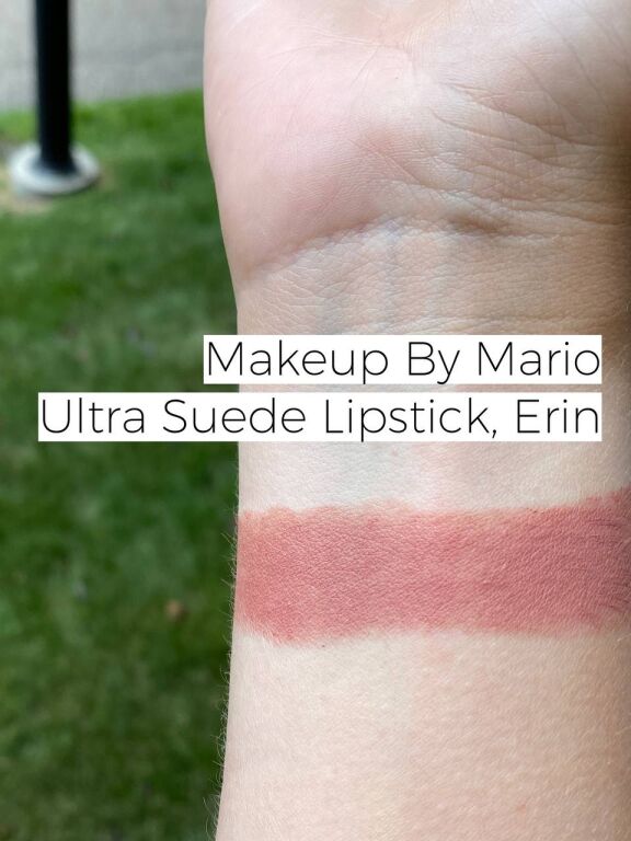 Makeup By Mario Ultra Suede Lipstick, Erin and Sculpting Lip Pencil, Smokey Pink