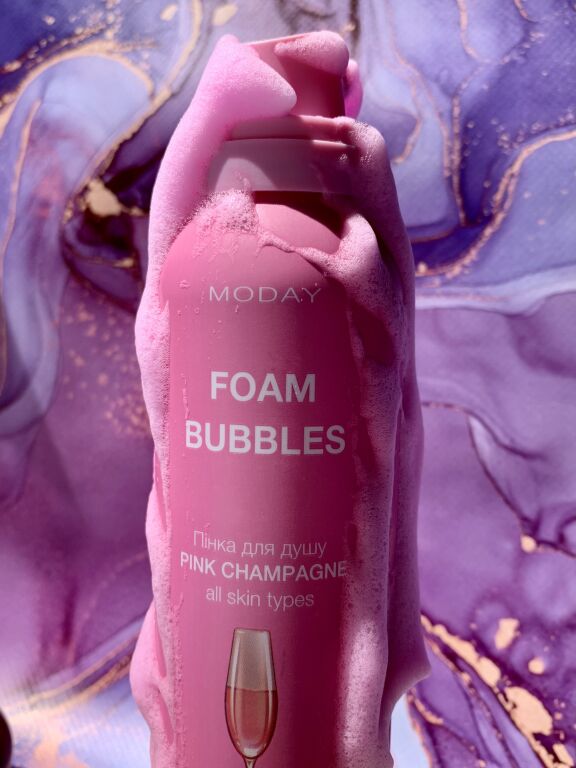 MODAY | Foam Bubbles Pink Champagne