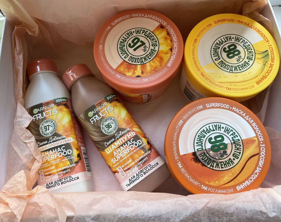 Подарунковий бокс Garnier 🥰🌱🍑