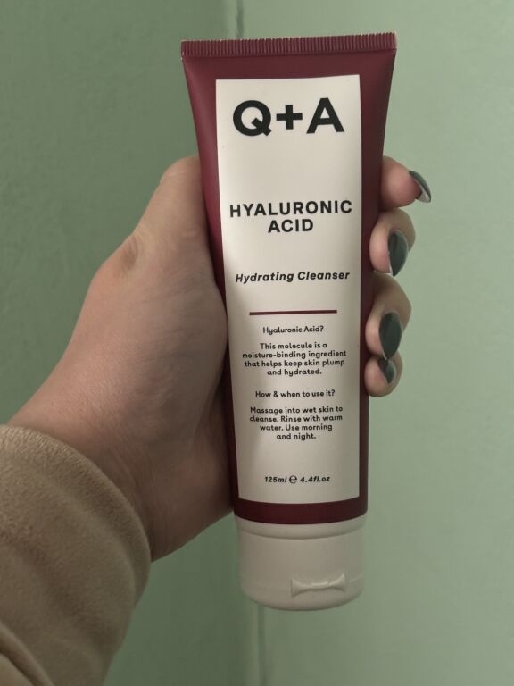 Гель для вмивання з гіалуроновою кислотою Q+A Hyaluronic Acid Cleansing Gel, 125 мл