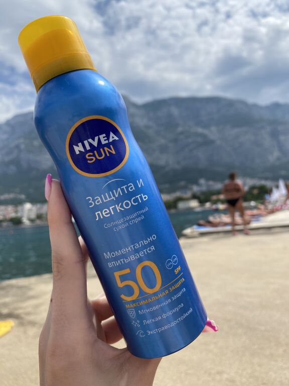 Хороший захист від сонця. NIVEA Sun Spray SPF 50