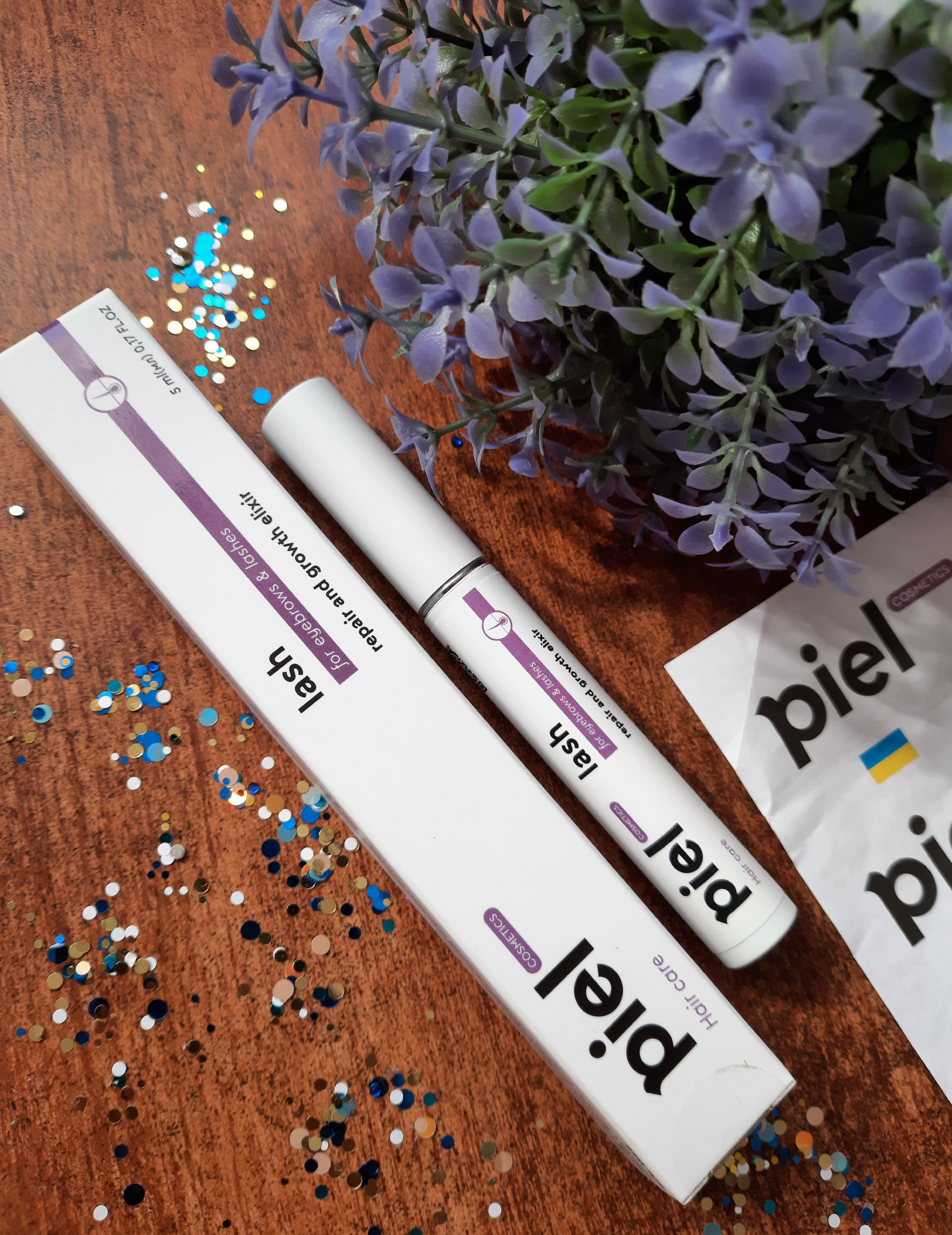 Еліксир-сироватка для відновлення та росту вій і брів Piel Cosmetics Lash Serum