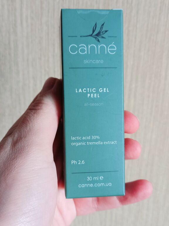 Молочний пілінг для обличчя Lactic Gel Peel 30% від бренду Canne