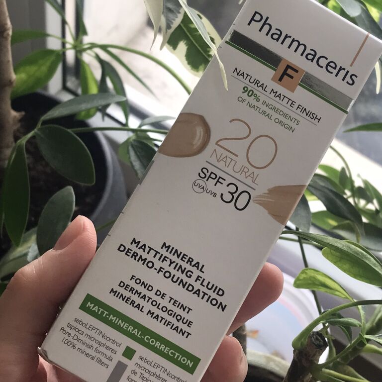 💗 Pharmaceris F Mineral Mattifying Fluid Dermo-Foundation SPF 30💗