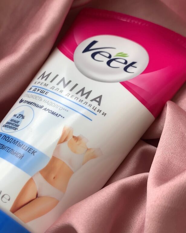 Чи підійте для чутливої шкіри  💗Veet Minima?