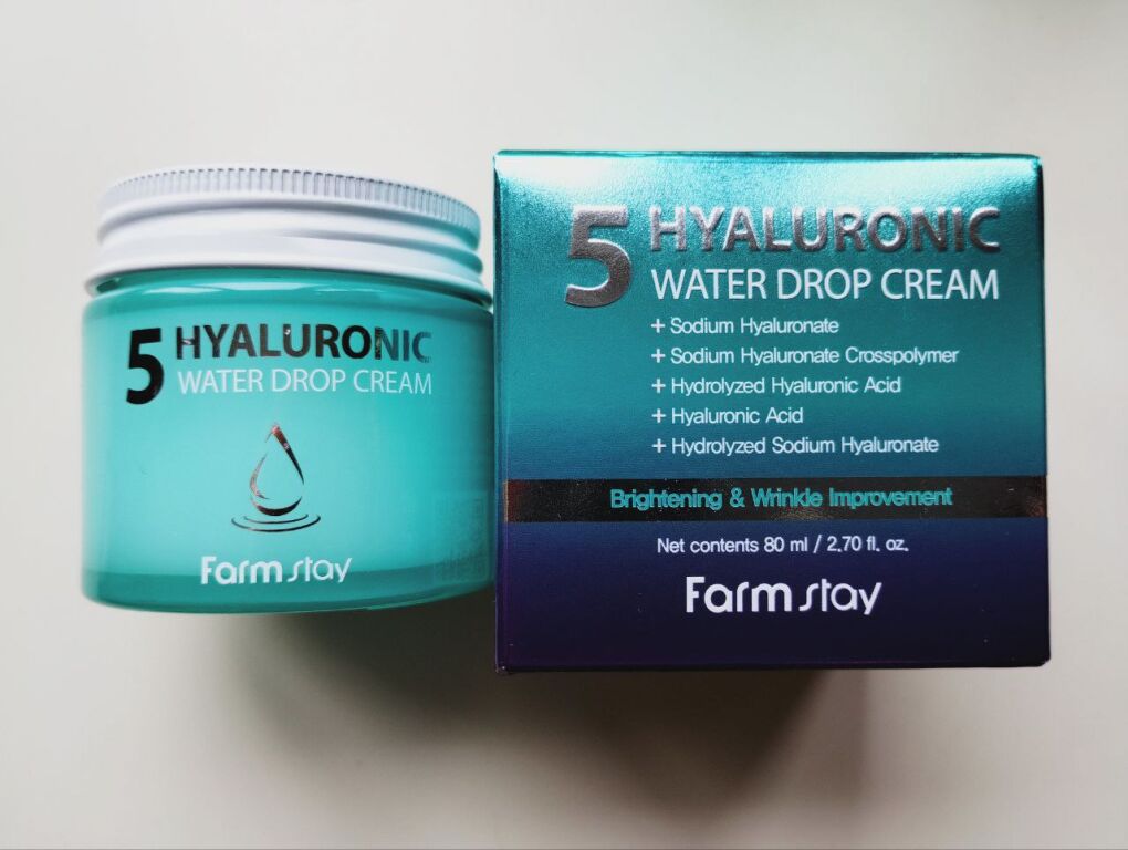 Зволожуючий крем З 5 видами гіалуронової кислоти FarmStay Hyaluronic 5 Water Drop