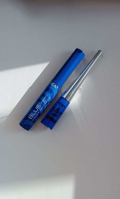 Туш дл�я вій Hean Color Mascara Blue lagoon та рідка підводка Hean Colour Me Eyeliner Cobalt