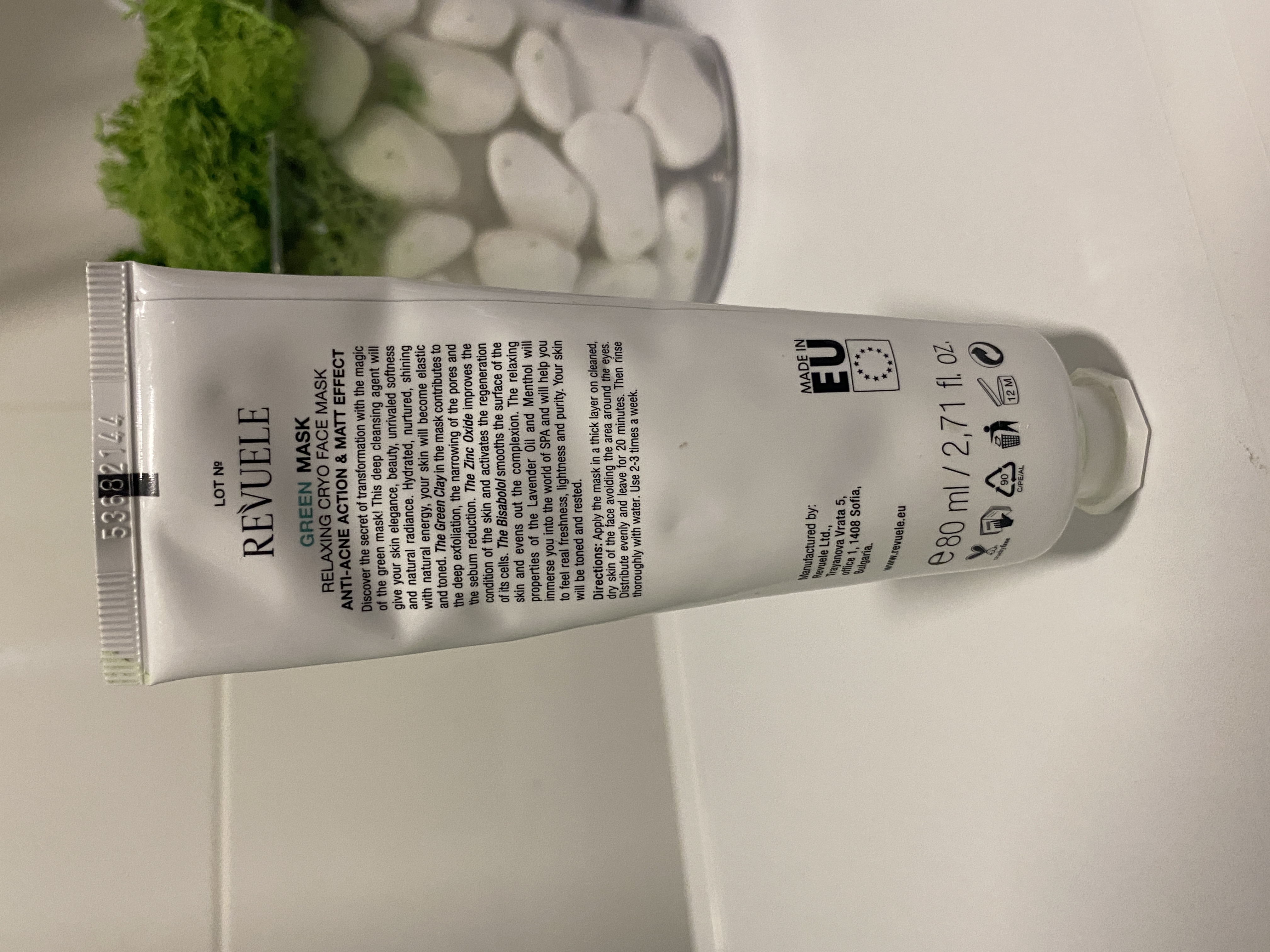 Revuele Anti-Acne Green Face Mask Cryo Effect