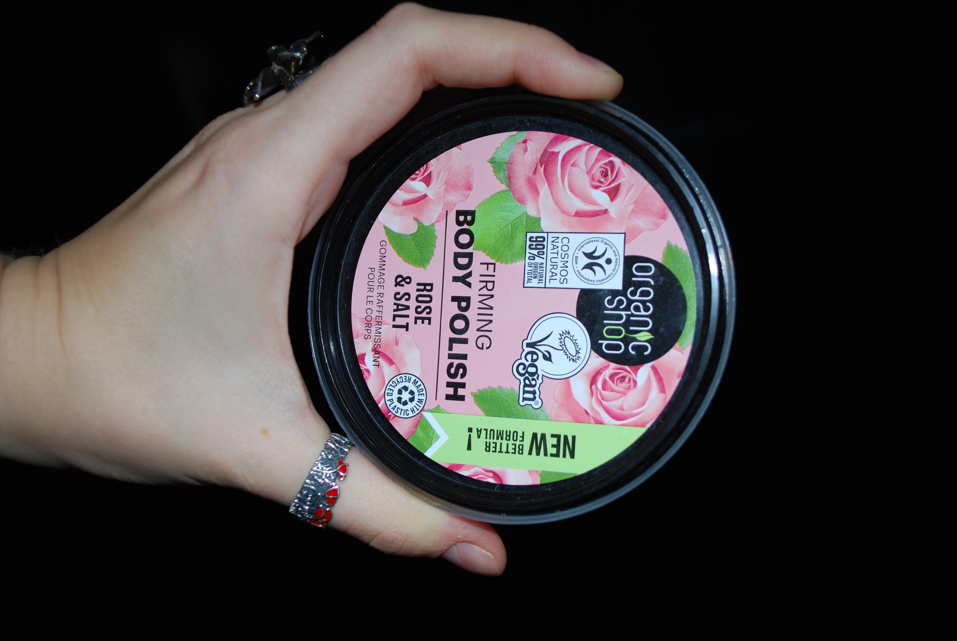 Organic Shop Rose & Salt Body Polish