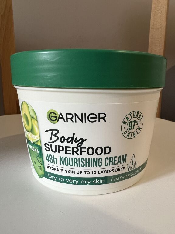 Garnier Body SuperFood Avocado Oil + Omega 6 Nourishing Cream