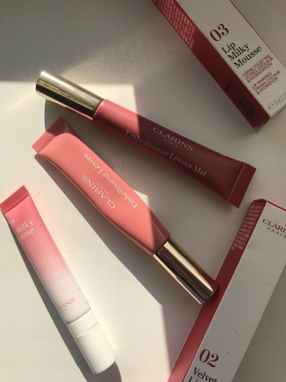 Три блиска для губ Clarins на будь-який смак!💄💄💄