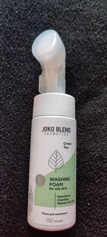 Пінка для вмивання укр�аїнського бренду Joko blend cosmetics Green tea дл