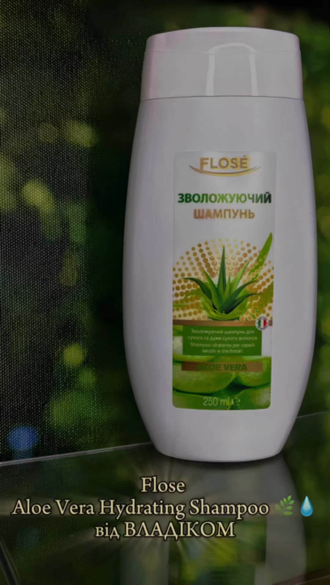 Огляд зволожувального шампуню Flose Aloe Vera Hydrating Shampoo