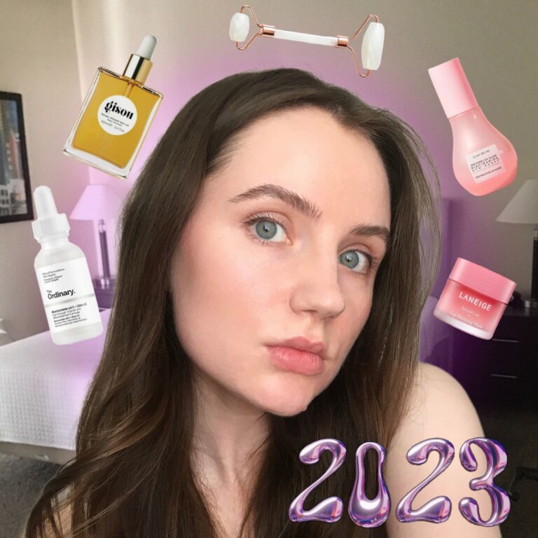 2020s: 💦 glass skin, ✨ clean girl makeup