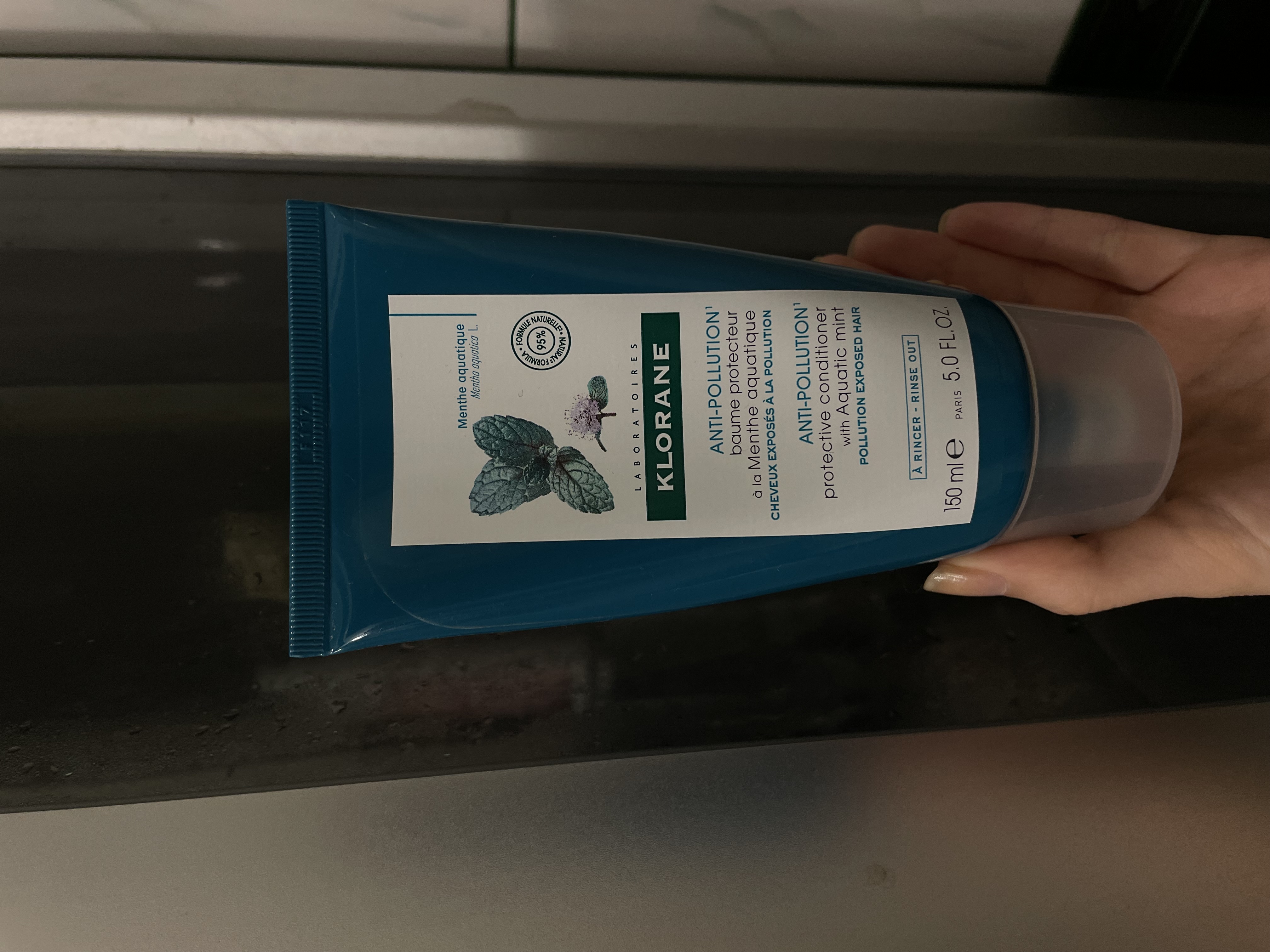 Бальзам для волосся Klorane Anti-Pollution Protective Conditioner With Aquatic Mint