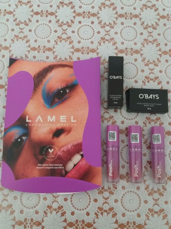 Боксик від Lamel та O’bays #testmakeupclub