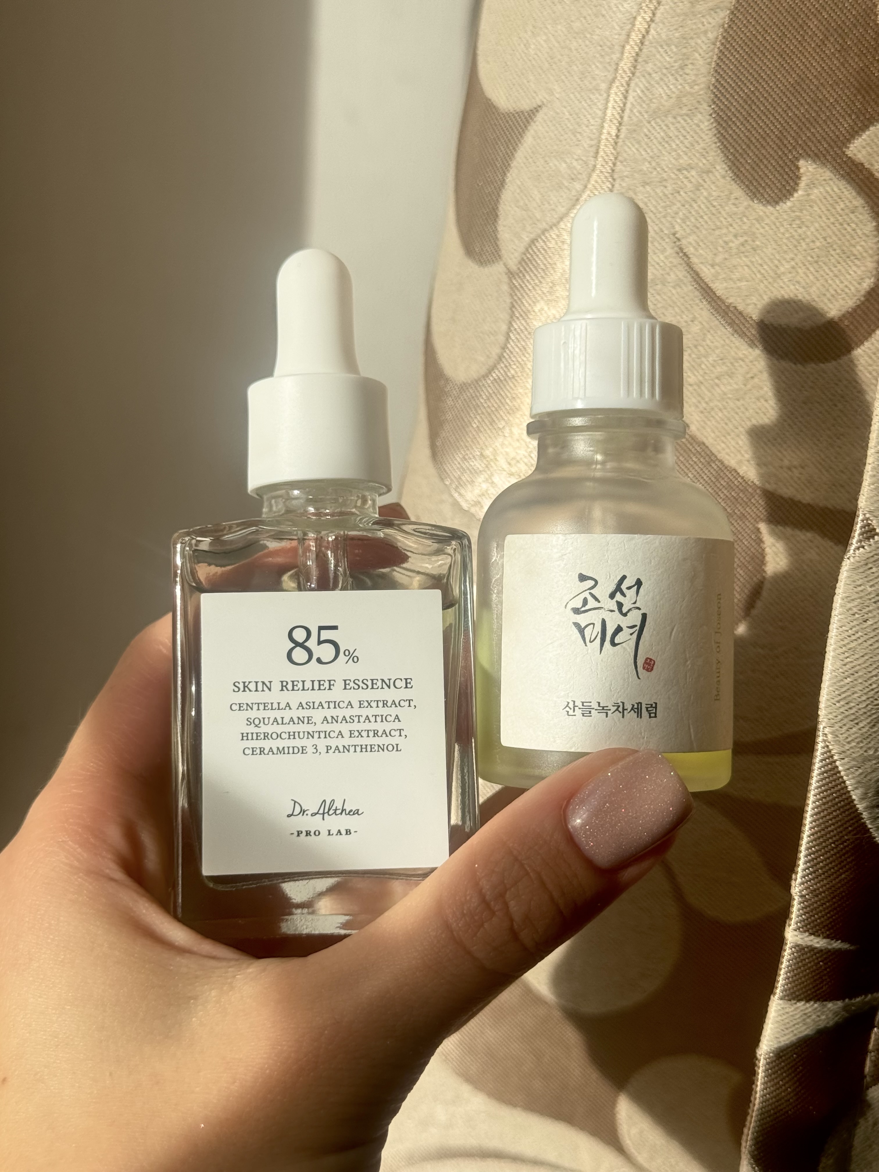 Dr. Althea Pro Lab 85% Skin Relief Essence vs Beauty of Josoen part 2