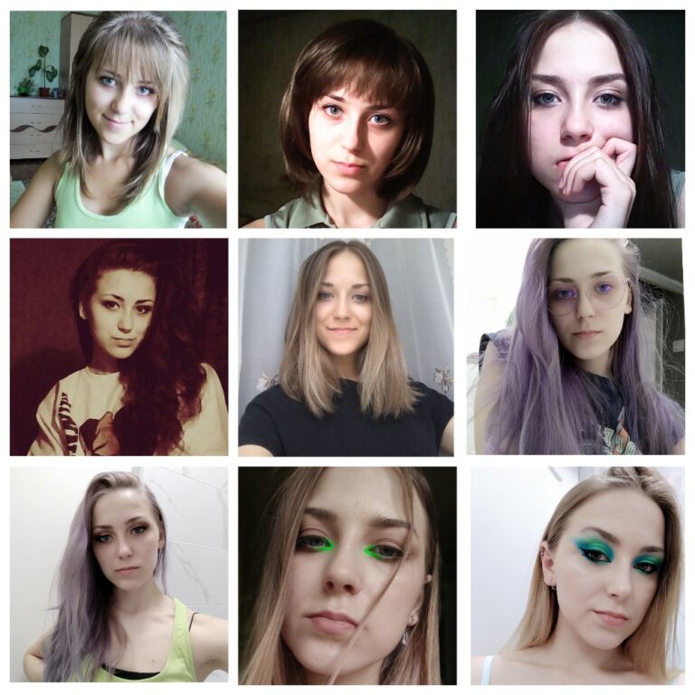 Мій образ в мину�лому VS мій образ сьогодні #showhowitwastomakeupclub