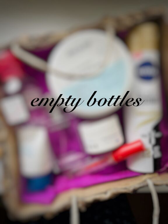 empty bottles