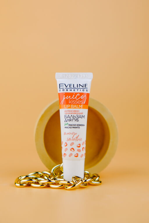 Мангова насолода для губ : Eveline  Juicy Kisses Exotic Mango Lip Balm