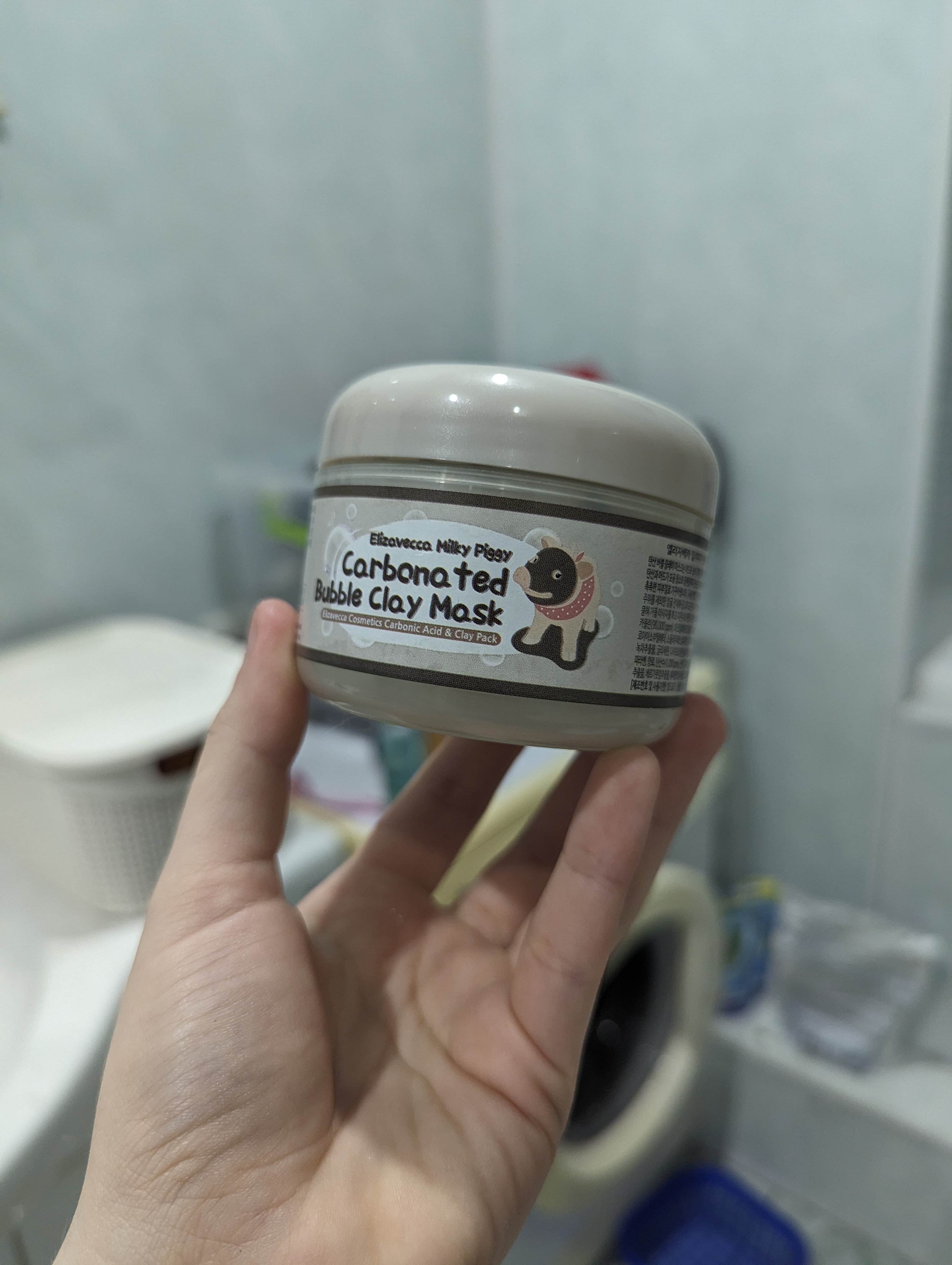 Маска для обличчя Глиняно-бульбашкова Elizavecca Milky Piggy Carbonated Bubble Clay Mask 100 мл