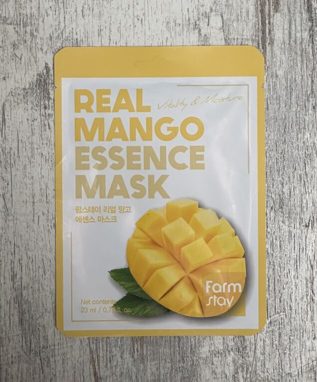 Тканинна маска для обличчя з манго