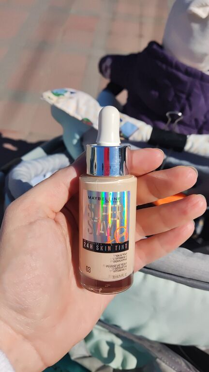 Затест Maybelline Super Stay 24H + Vitamin C Skin Tint