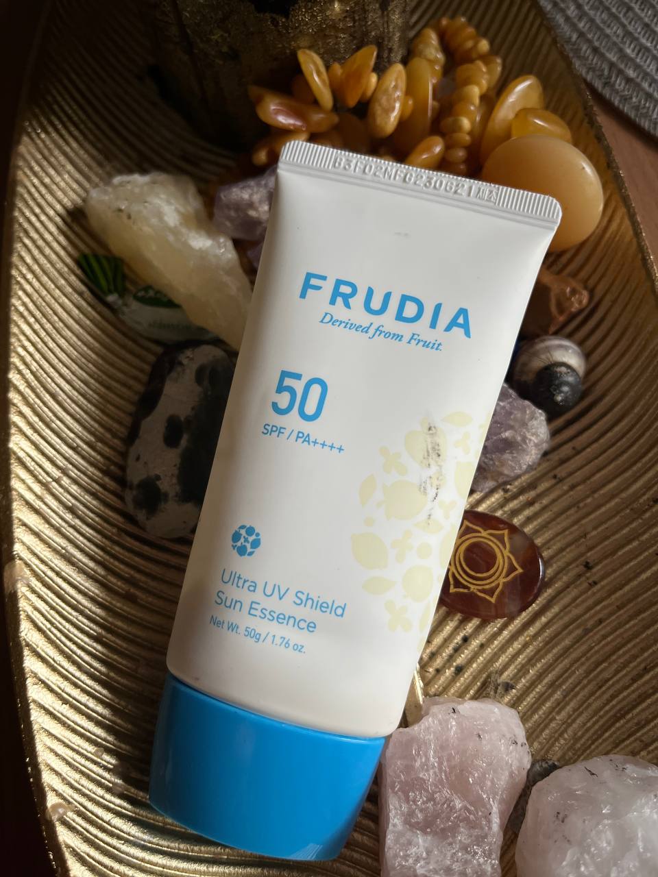 Час для SPF та крем від Frudia)