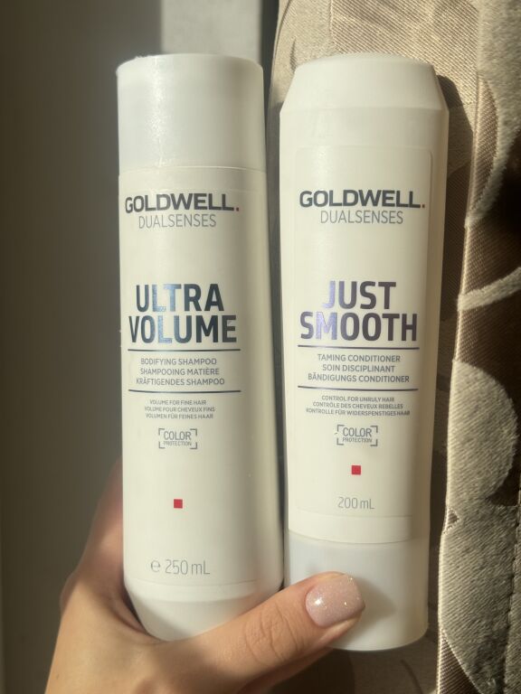 Goldwell DualSenses Ultra Volume Boost Shampoo and Just Smooth Conditioner