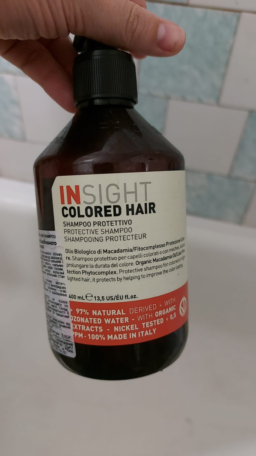Шампунь для защиты цвета окрашенных волос Insight Colored Hair Protective Shampoo