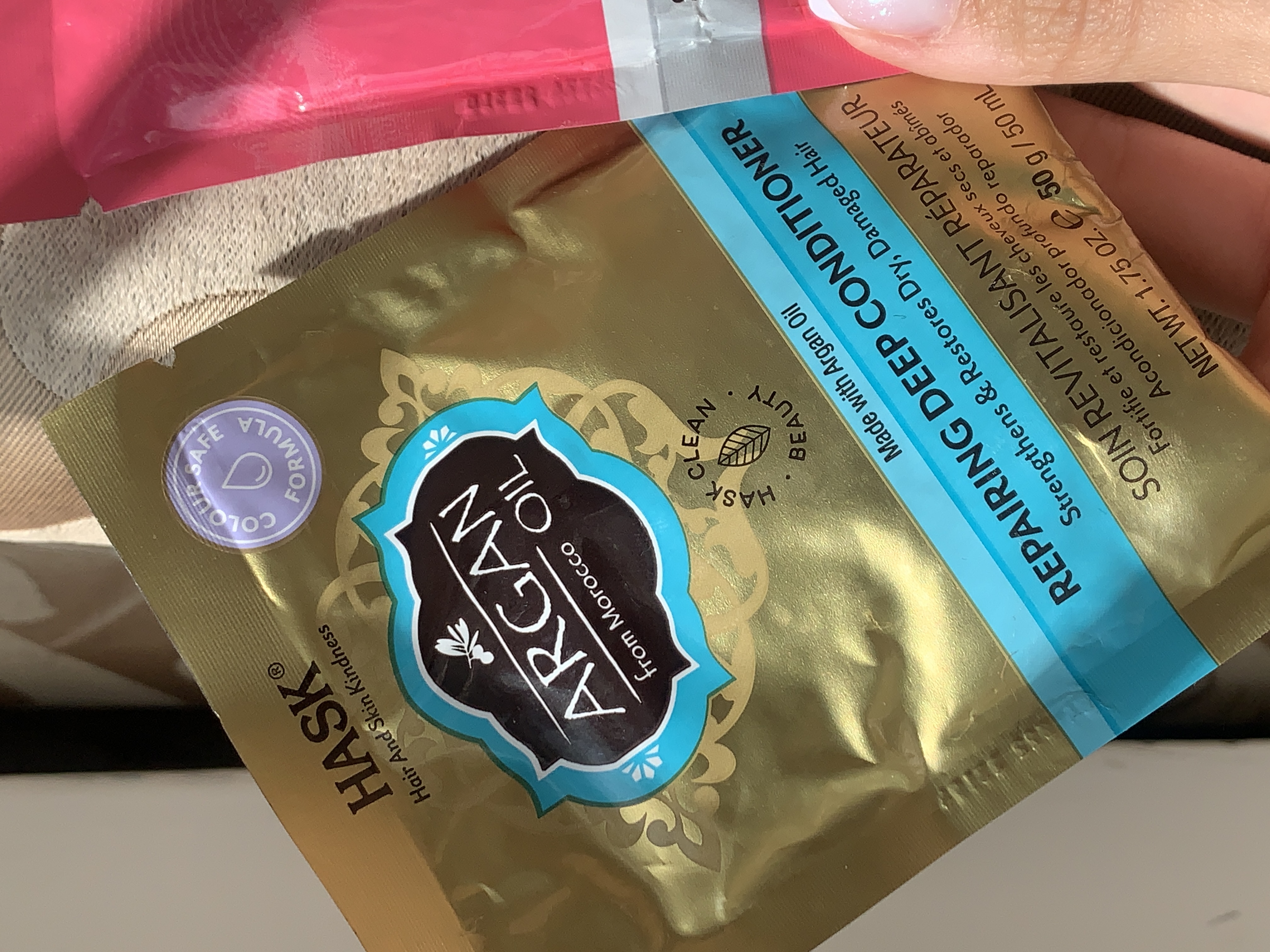 Hask Keratin Protein vs Argan Oil Conditioners