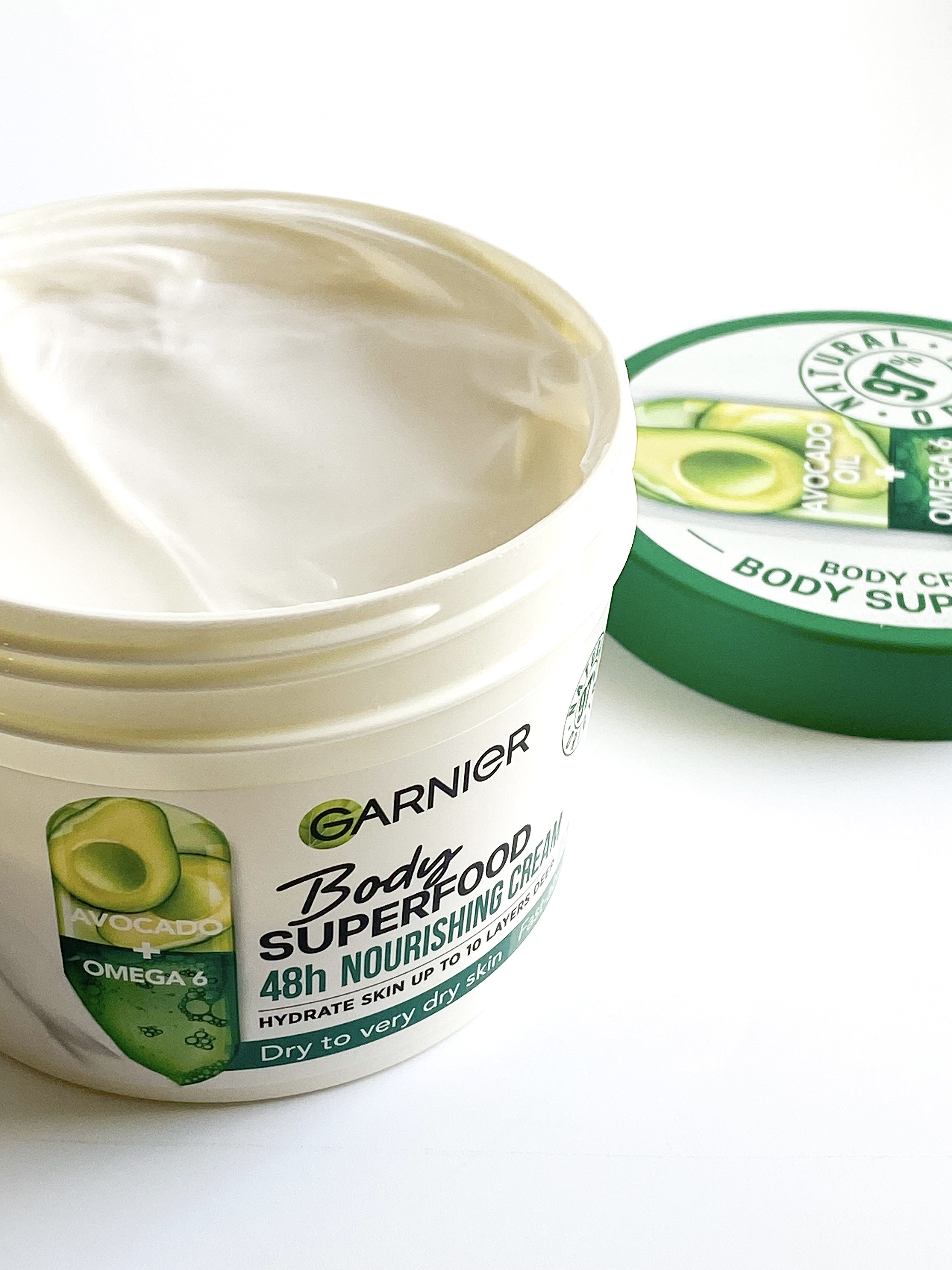 Garnier Body SuperFood Avocado Oil + Omega 6 Nourishing Cream🥑