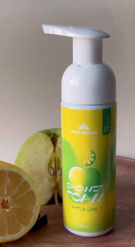 Піна для душ�у Apple & Lime | Sovka Skincare