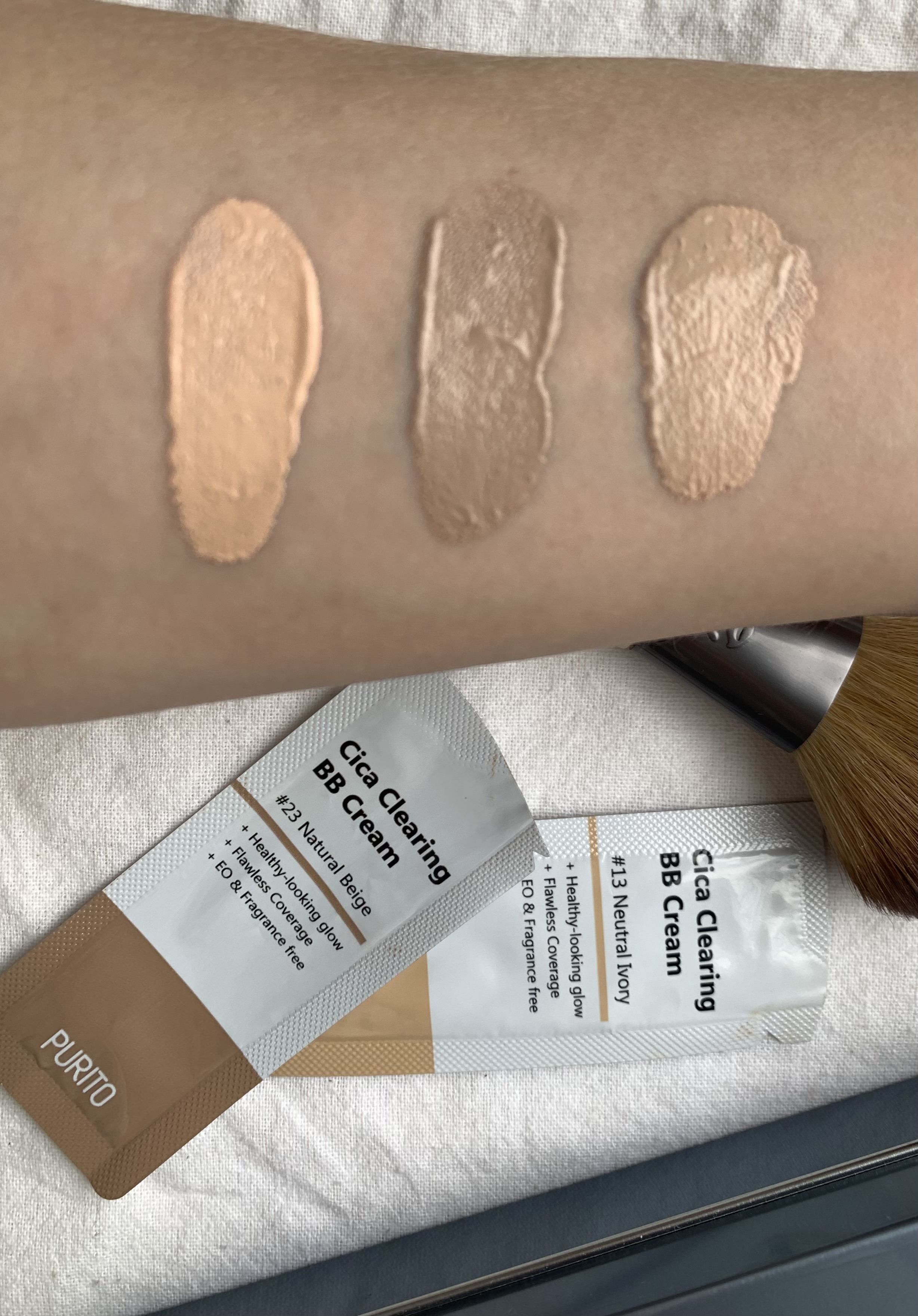 BB крем з екстрактом центелли азіатської Purito Cica Clearing BB Cream