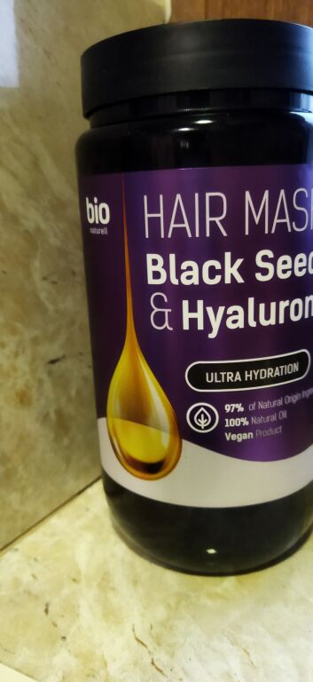Маска для волосся Bio Naturel Black Seed Oil & Hyaluronic Acid Hair Mask
